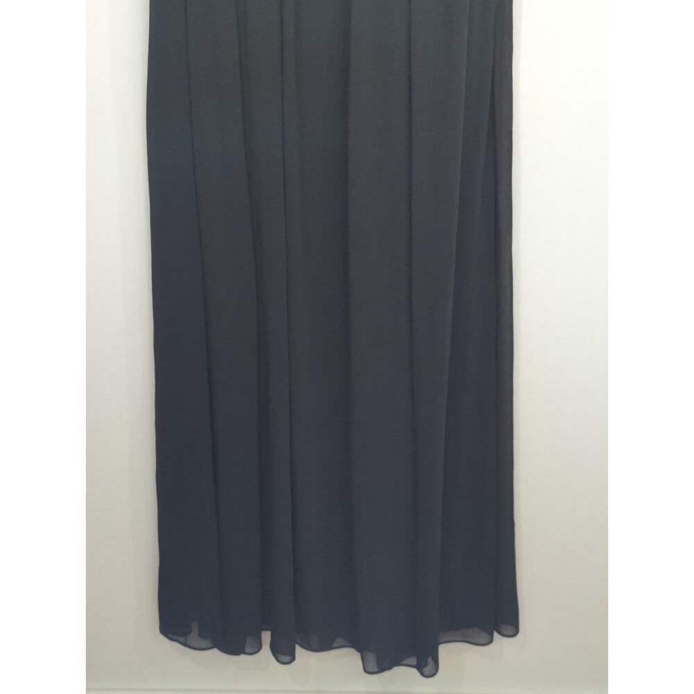 Dressbarn RSVP Black Cocktail Gown - Size 10 - Chiffon Halter‎ Long Formal NWT - Picture 4 of 11